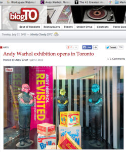 BlogTO Andy Warhol Revisited Toronto
