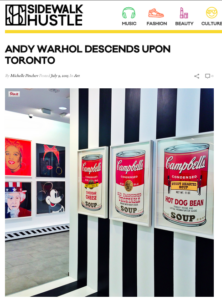 Sidewak Hustle Andy Warhol Revisited Toronto